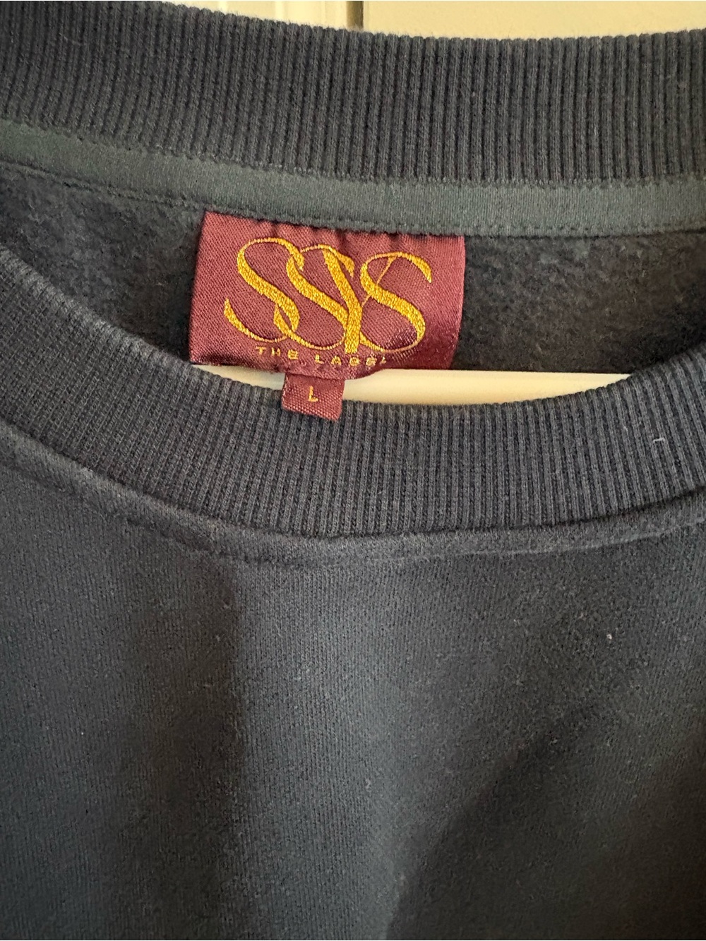 SSYS the Label Navy and Heather Gray Sweatshirt - Picture 4 of 4